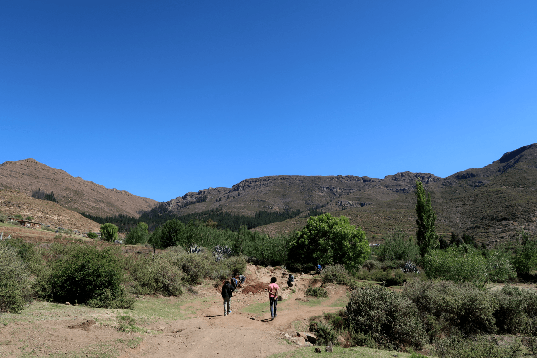 Malealea, Lesotho, Southern Africa, rural mountainous area, erosion projects, conservation effort, development work