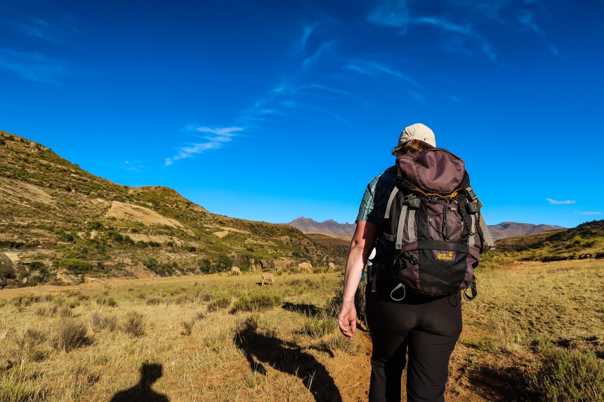 An Explorer in Malealea, photo by Kelly Benning