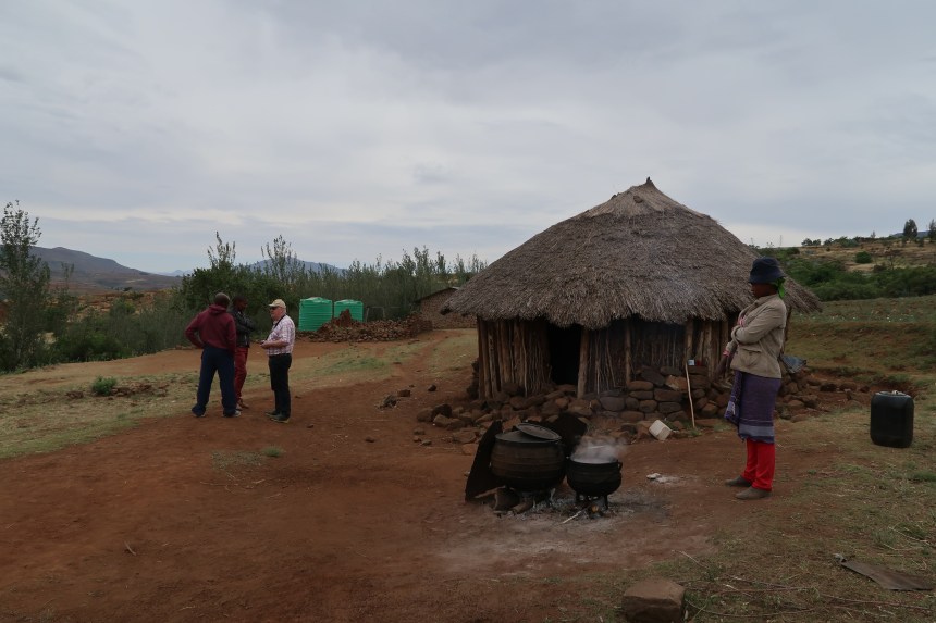 a rural hut in Malealea, Lesotho, Southern Africa
